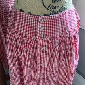 🍒 Pretty Vintage Gingham Skirt S 🍒